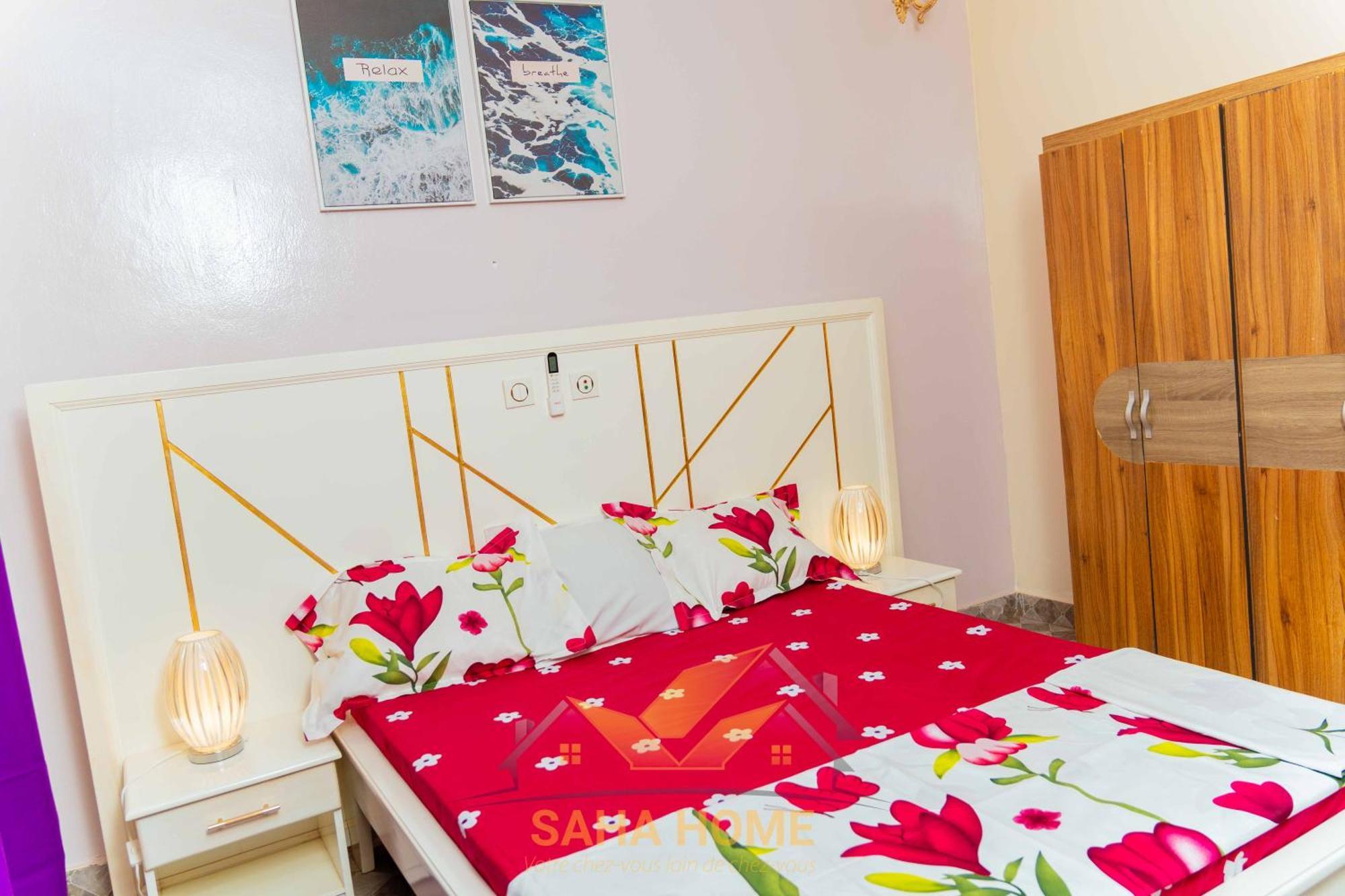 Le Luxe A Yaounde Chez Saha Home Exteriör bild